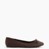 Vegane Ballerinas aus Wildleder