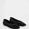 Vegane Ballerinas aus Wildleder