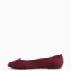 Vegane Ballerinas aus Wildleder
