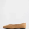 Vegane Ballerinas aus Wildleder