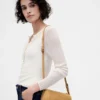 Vegane Barrel-Tasche aus Wildlederimitat