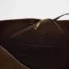 Vegane Bucket-Tasche aus Wildleder