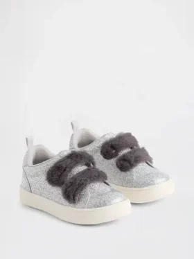 Vegane Glitzer-Sneaker für Kleinkinder