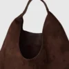 Vegane Slouchy-Tragetasche aus Wildlederimitat