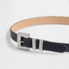 Veganer Gürtel aus Leder mit Kieselstruktur