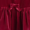 Velours-Oberteil mit Schleife für Baby & Kleinkind