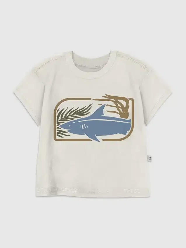 Vintage-Grafik-T-Shirt „Oceans Calling“ für Kleinkinder