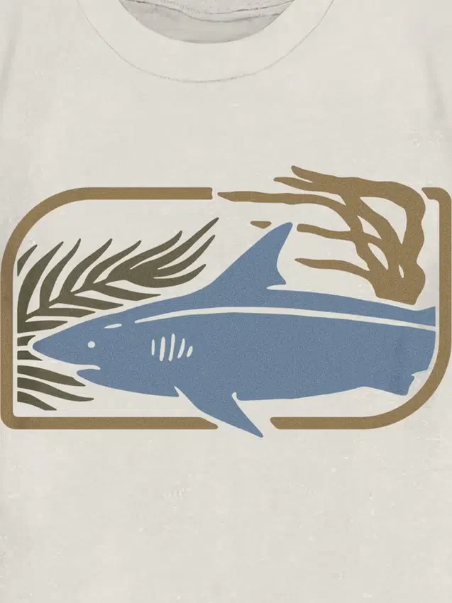Vintage-Grafik-T-Shirt „Oceans Calling“ für Kleinkinder