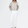 Vintage-Slim-Jeans mit hoher Leibhöhe