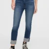 Vintage-Slim-Jeans mit hoher Leibhöhe