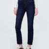 Vintage-Slim-Jeans mit hoher Leibhöhe