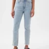 Vintage-Slim-Jeans mit hoher Leibhöhe