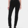 Vintage-Slim-Jeans mit hoher Leibhöhe