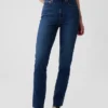 Vintage-Slim-Jeans mit hoher Leibhöhe