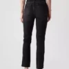 Vintage-Slim-Jeans mit hoher Leibhöhe