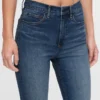 Vintage-Slim-Jeans mit hoher Leibhöhe