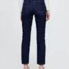 Vintage-Slim-Jeans mit hoher Leibhöhe