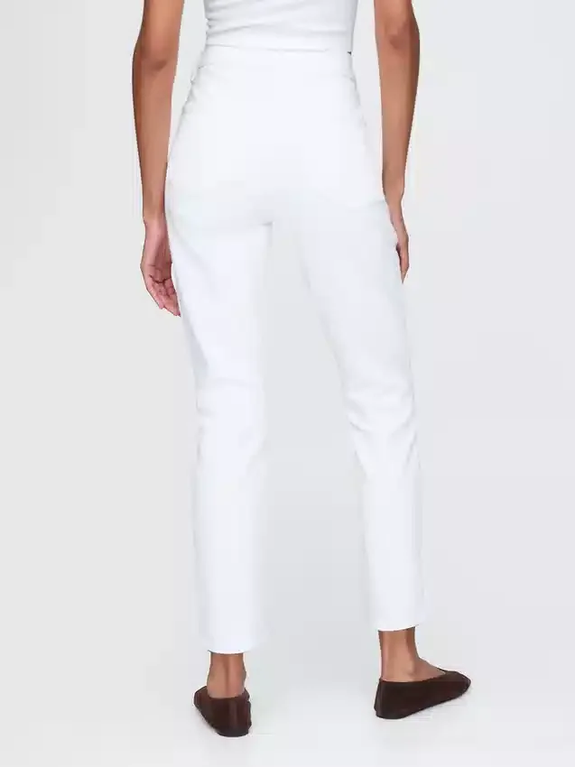 Vintage-Slim-Jeans mit hoher Leibhöhe