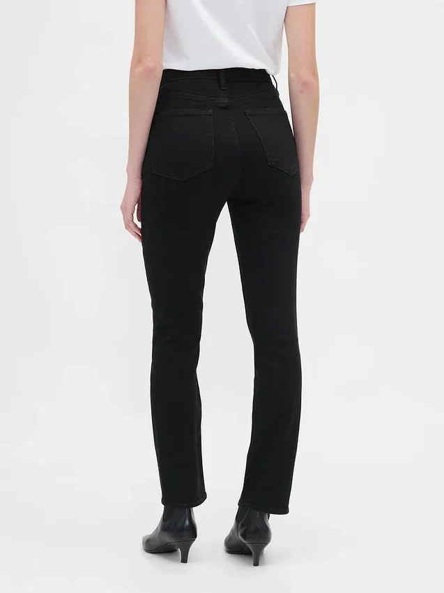 Vintage-Slim-Jeans mit hoher Leibhöhe