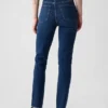 Vintage-Slim-Jeans mit hoher Leibhöhe