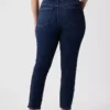 Vintage-Slim-Jeans mit hoher Leibhöhe