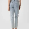 Vintage-Slim-Jeans mit hoher Leibhöhe