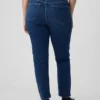 Vintage-Slim-Jeans mit hoher Leibhöhe