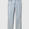 Vintage-Slim-Jeans mit hoher Leibhöhe