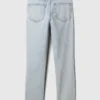 Vintage-Slim-Jeans mit hoher Leibhöhe