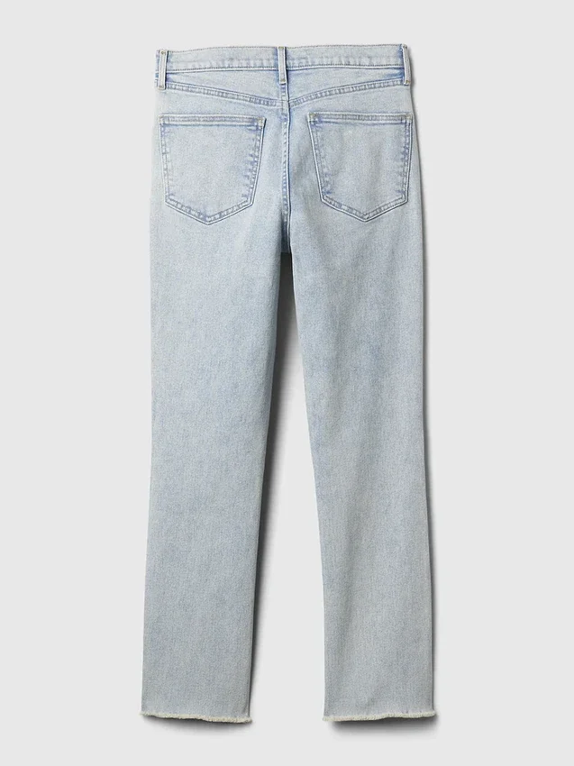 Vintage-Slim-Jeans mit hoher Leibhöhe