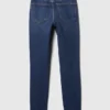 Vintage-Slim-Jeans mit hoher Leibhöhe
