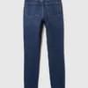 Vintage-Slim-Jeans mit hoher Leibhöhe