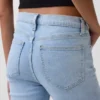 Vintage-Slim-Jeans mit mittlerer Leibhöhe