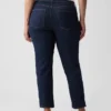 Vintage-Slim-Jeans mit mittlerer Leibhöhe