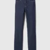 Vintage-Slim-Jeans mit mittlerer Leibhöhe