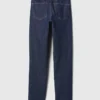 Vintage-Slim-Jeans mit mittlerer Leibhöhe