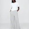 Vintagesoft Baggy-Jogginghose mit weitem Bein