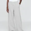 Vintagesoft Baggy-Jogginghose mit weitem Bein