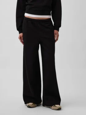 Vintagesoft Baggy-Jogginghose mit weitem Bein