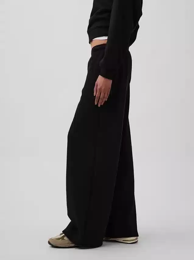 Vintagesoft Baggy-Jogginghose mit weitem Bein