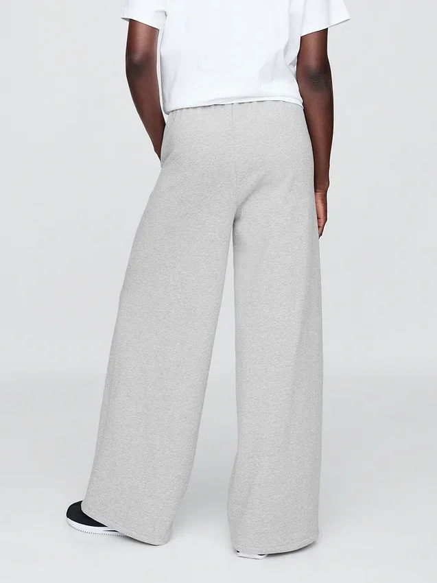 Vintagesoft Baggy-Jogginghose mit weitem Bein