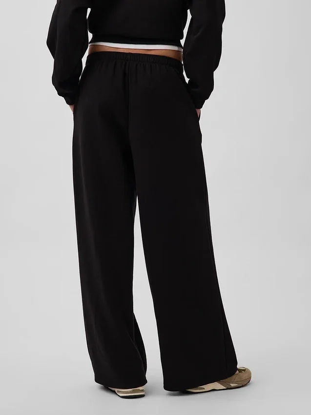 Vintagesoft Baggy-Jogginghose mit weitem Bein