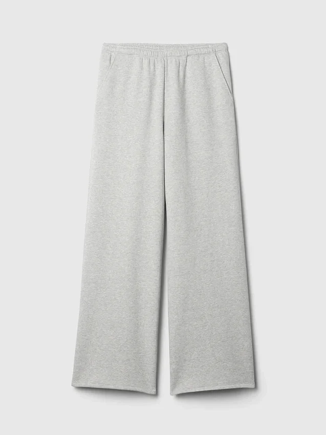 Vintagesoft Baggy-Jogginghose mit weitem Bein