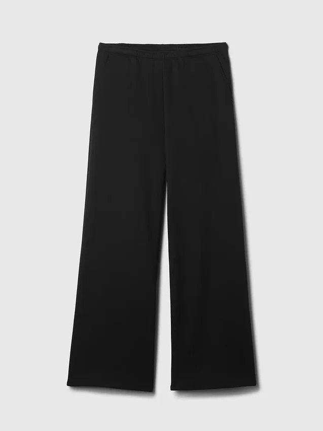 Vintagesoft Baggy-Jogginghose mit weitem Bein