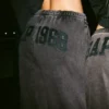 Vintagesoft Baggy-Jogginghose mit weitem Bein
