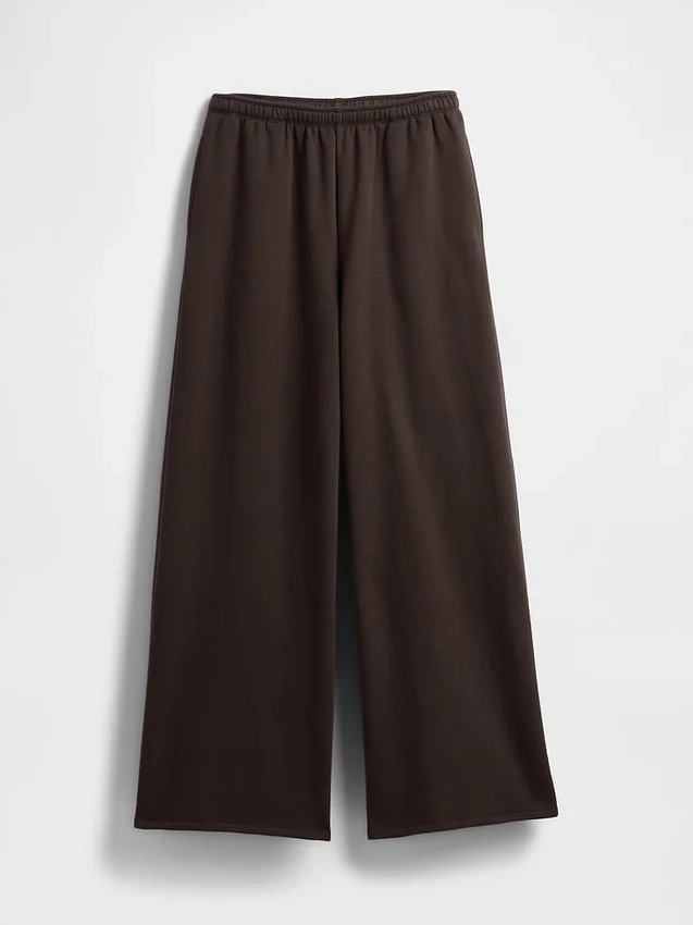 Vintagesoft Baggy-Jogginghose mit weitem Bein