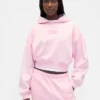 Vintagesoft Crop-Hoodie mit Logo