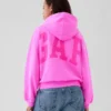 Vintagesoft Crop-Hoodie mit Logo