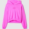 Vintagesoft Crop-Hoodie mit Logo