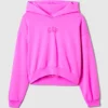 Vintagesoft Crop-Hoodie mit Logo